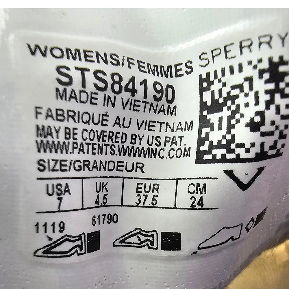 Sperry Top Sider Womens‎ Canvas Lace Up Sneakers Shoes White Size 7 STS84190 EUC - Picture 4 of 11